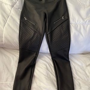 Express leather pants